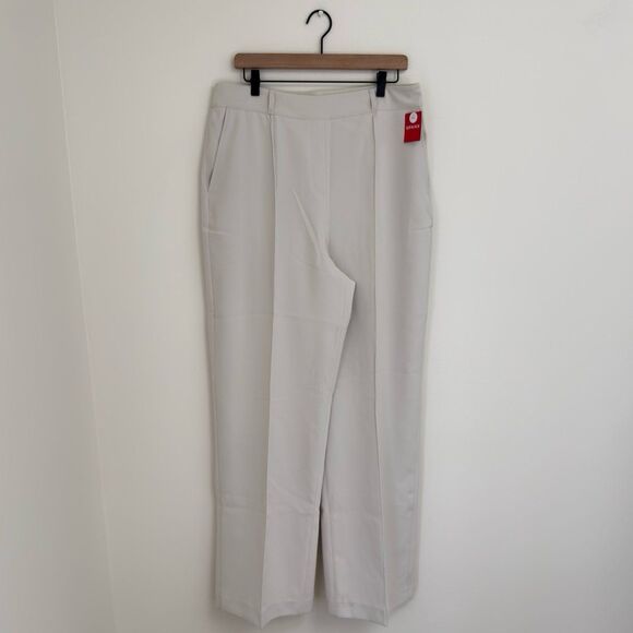 NWT Spanx Opacity Crepe Trouser Pants in Parchment Size XL Tall - Picture 5 of 10